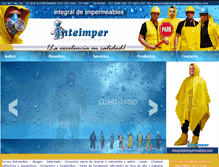Tablet Screenshot of integraldeimpermeables.com